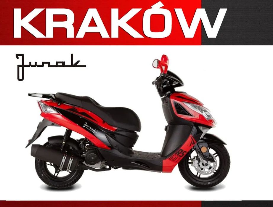 Junak 607 WYPRZEDAŻ ! ! ! DUŻY SKUTER Junak 607 125 raty, transport, KRAKÓW