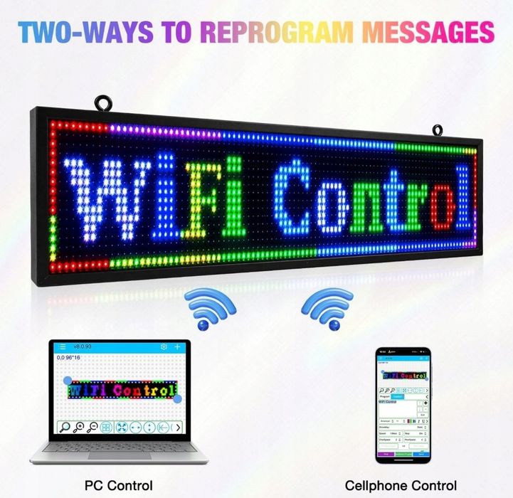 Reklama Led 70 cm na 20 cm Nowa