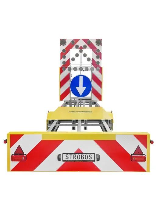 STROBOS SAFE VISION SV-100 TTMA  Przyczepa energochłonna TTMA, mobilna poduszka zderzeniowa STROBOS