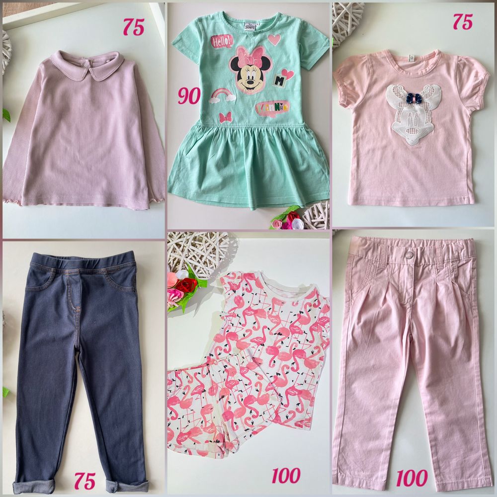 Одяг для дівчинки 86-92см 1,5-2 роки (весна-літо)