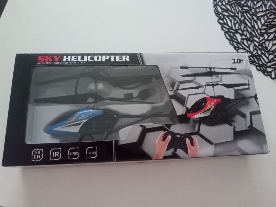 Sterowany helikopter stan bardzo dobry