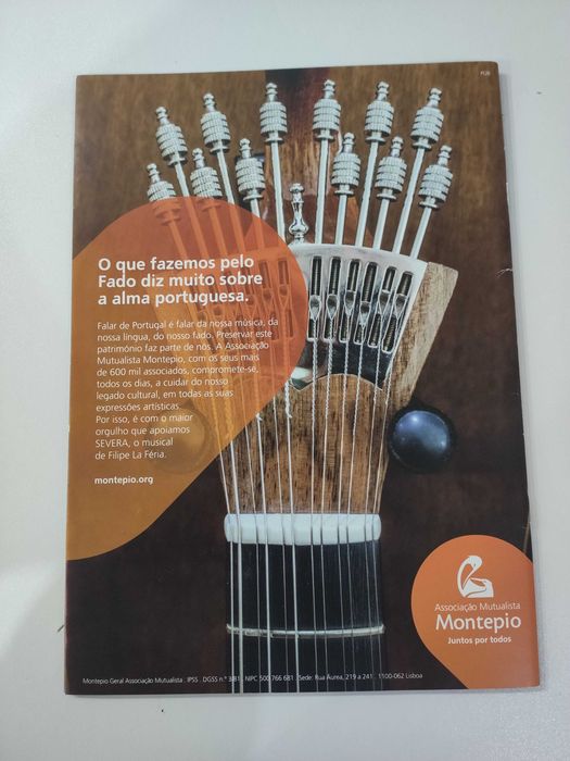 Cartaz musical A Severa