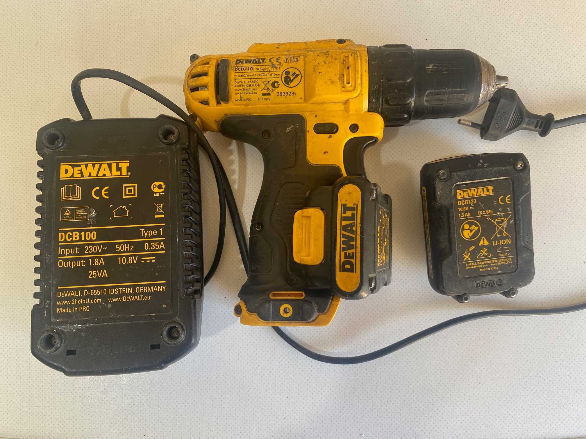 Шуруповерт Dewalt dcd 710 полній комплект