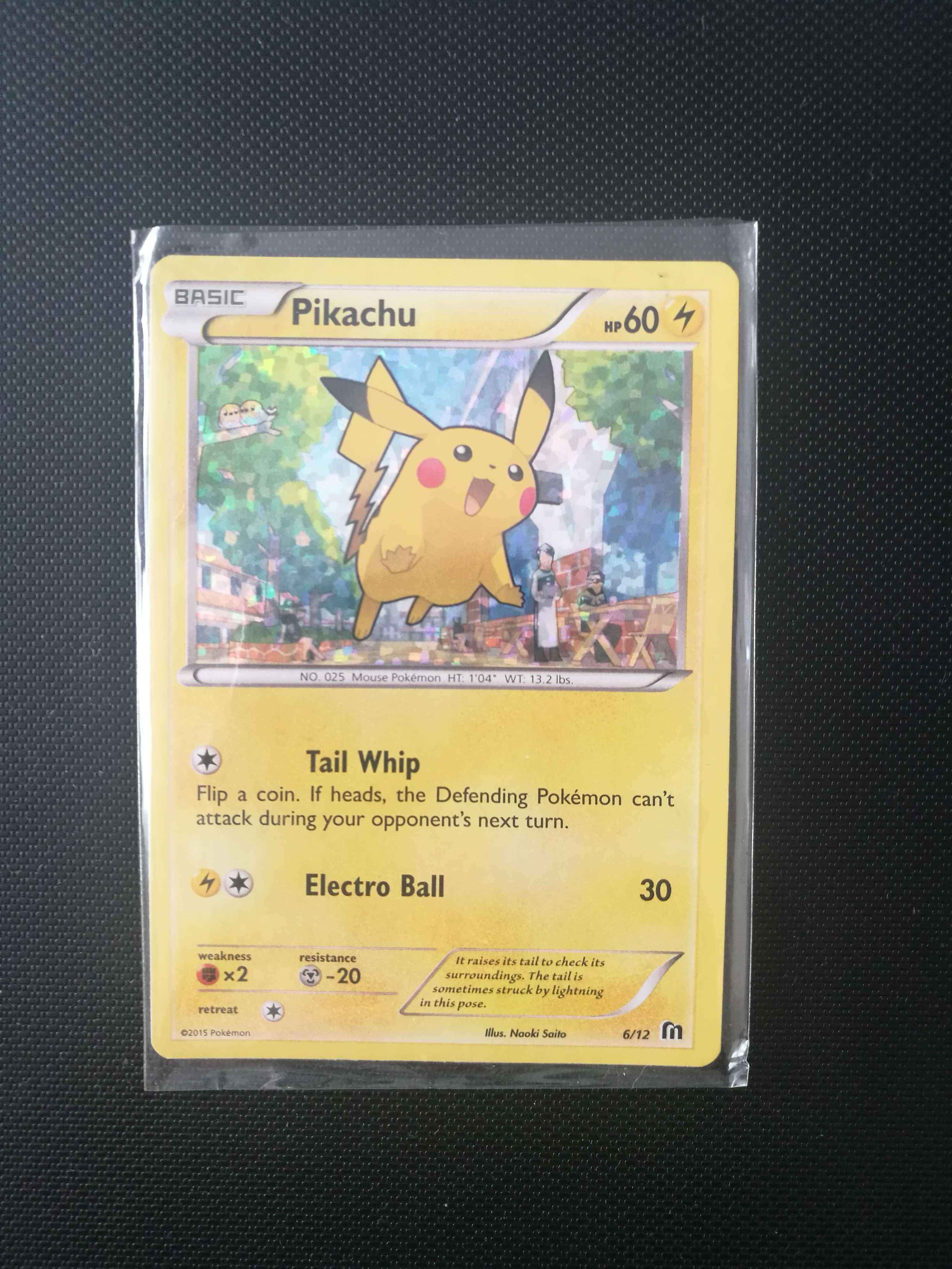 Karty Pokemon TCG Pikachu Mcdonalds Holo