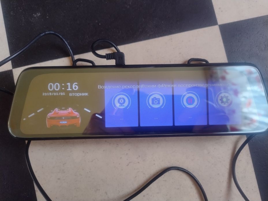 Видеорегистратор зеркало lexand lr40