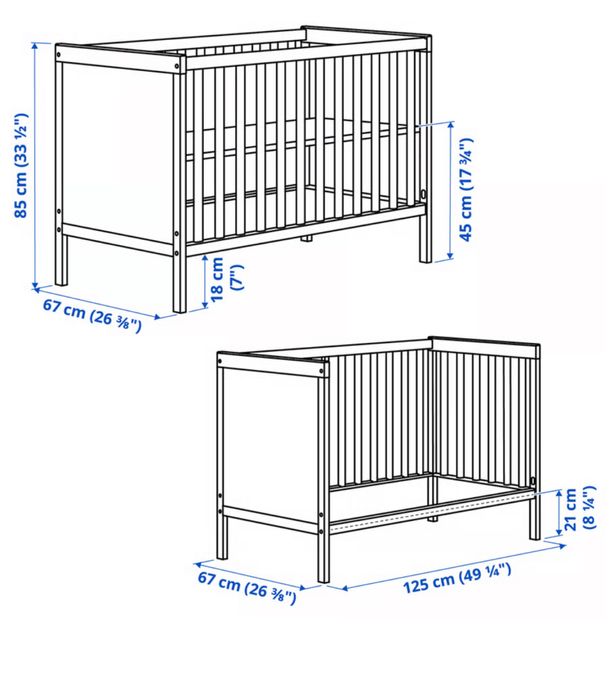 Berço e Colchão IKEA
