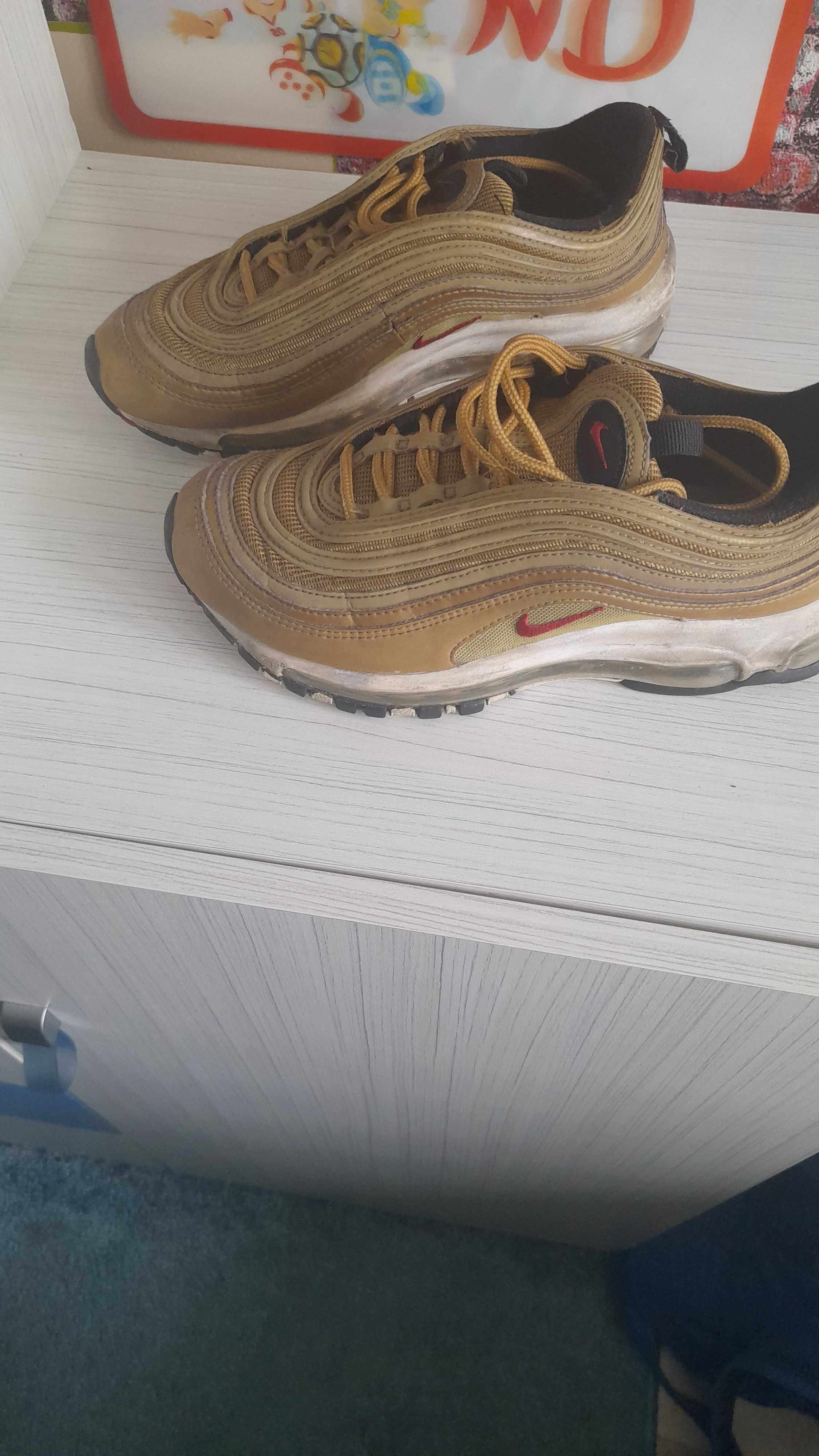 Buty air max 97  zlote