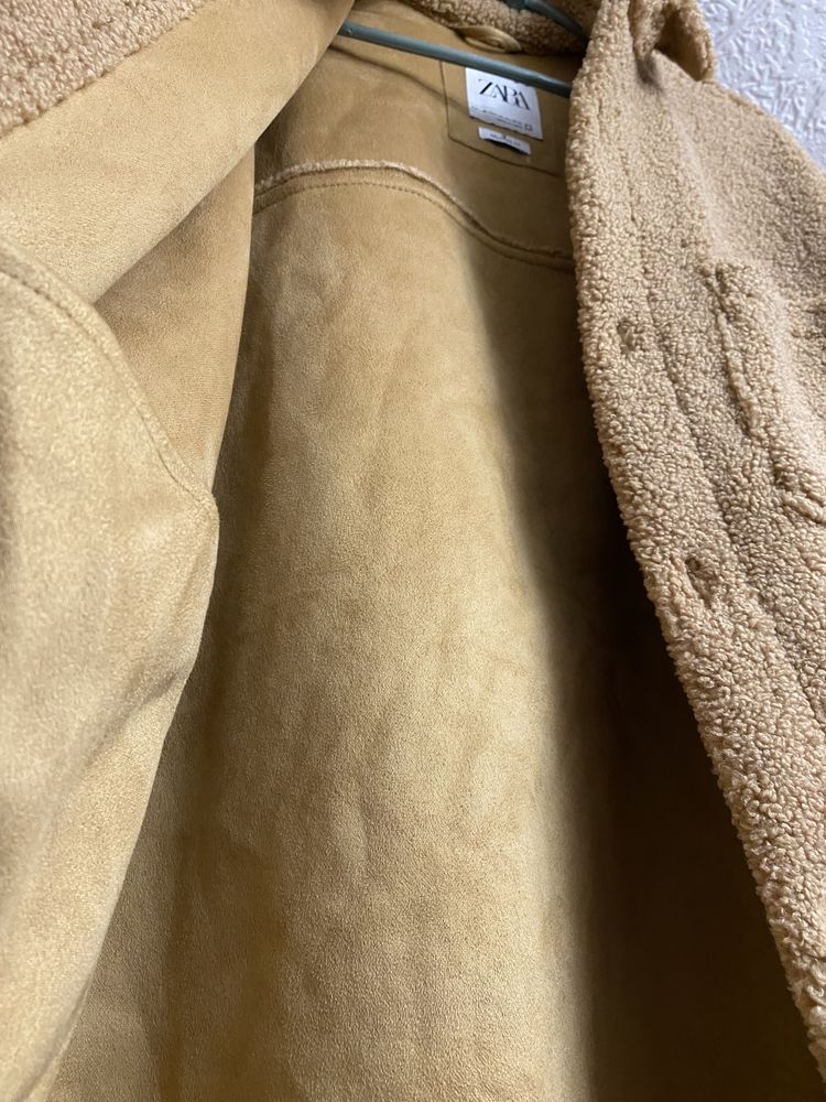 Zara шубка меховая рубашка куртки