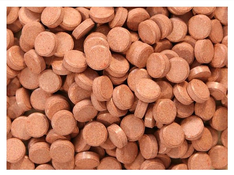 1kg GLOPEX Krill Tablet tabletki przylepne pokarm dla ryb z Omega 3