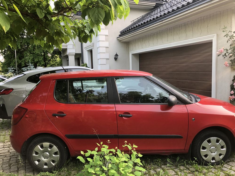 Skoda Fabia II Czerwona 2007