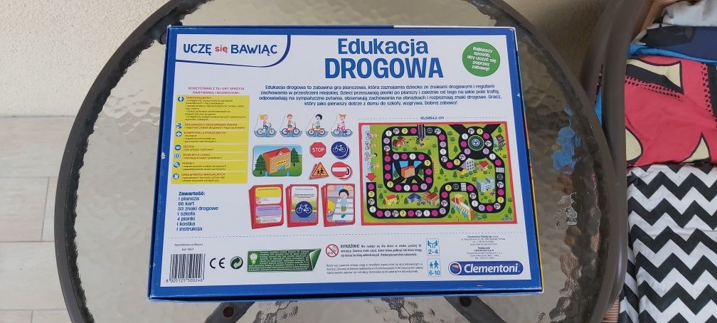 Gra planszowa Edukacja Drogowa Clementoni