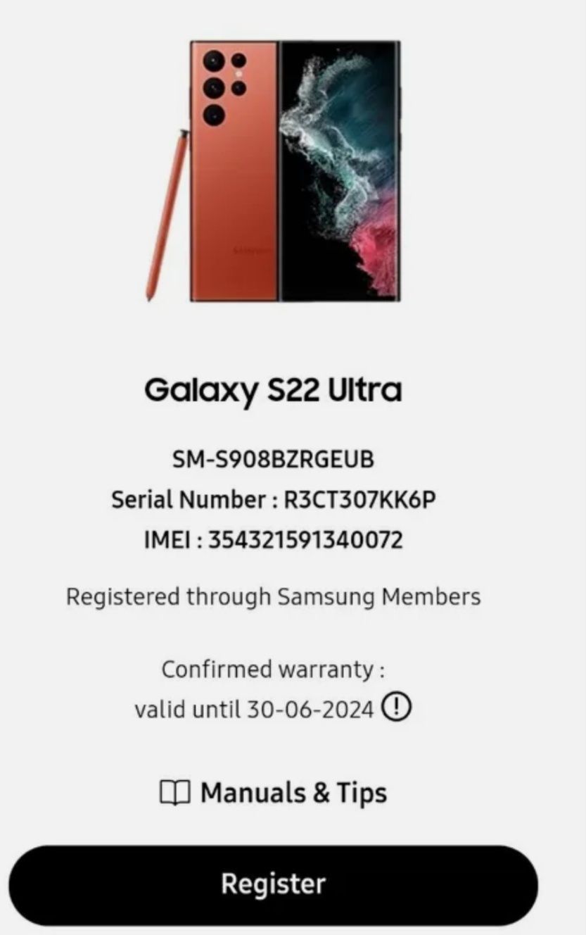 Samsung Galaxy S22 Ultra 5G 256GB /12GB gwarancja do czerwca