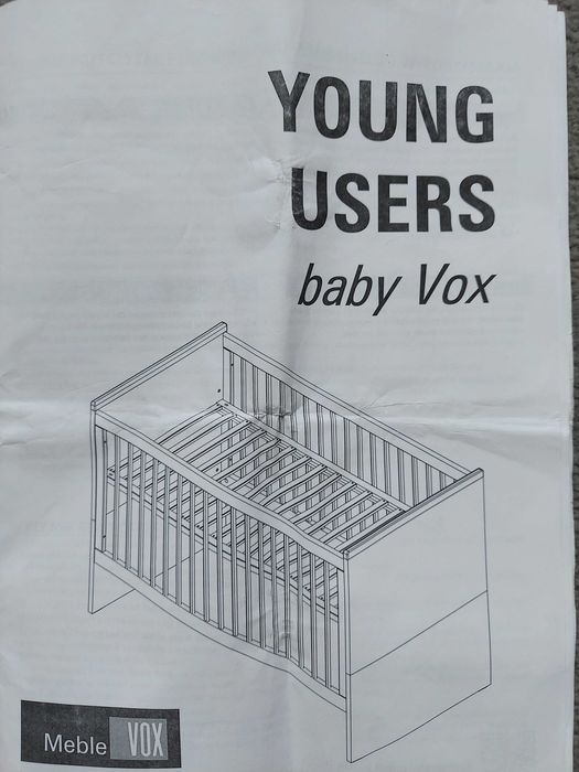 Łóżeczko dziecięce VOX Young Users 70x140