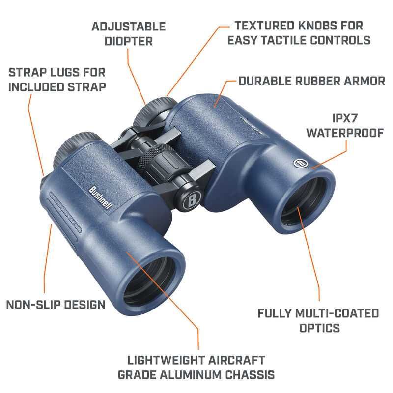 Бинокль Bushnell 12x42mm H2O Waterproof Новый из США