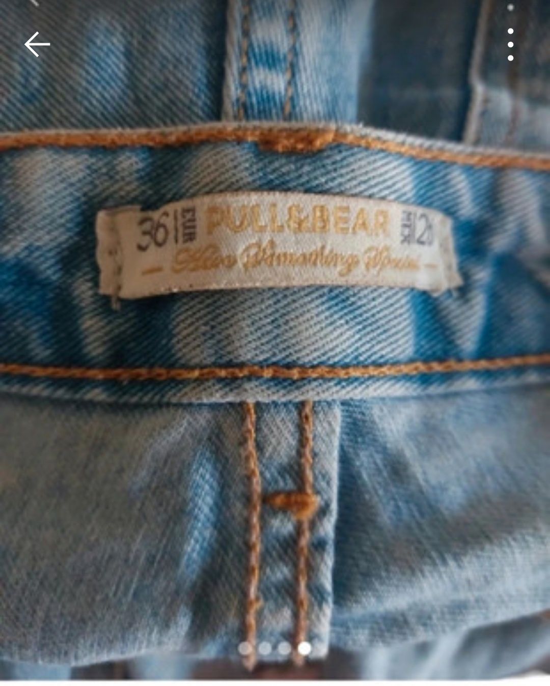 Calças de ganga rasgadas tamanho 36 da Pull&Bear