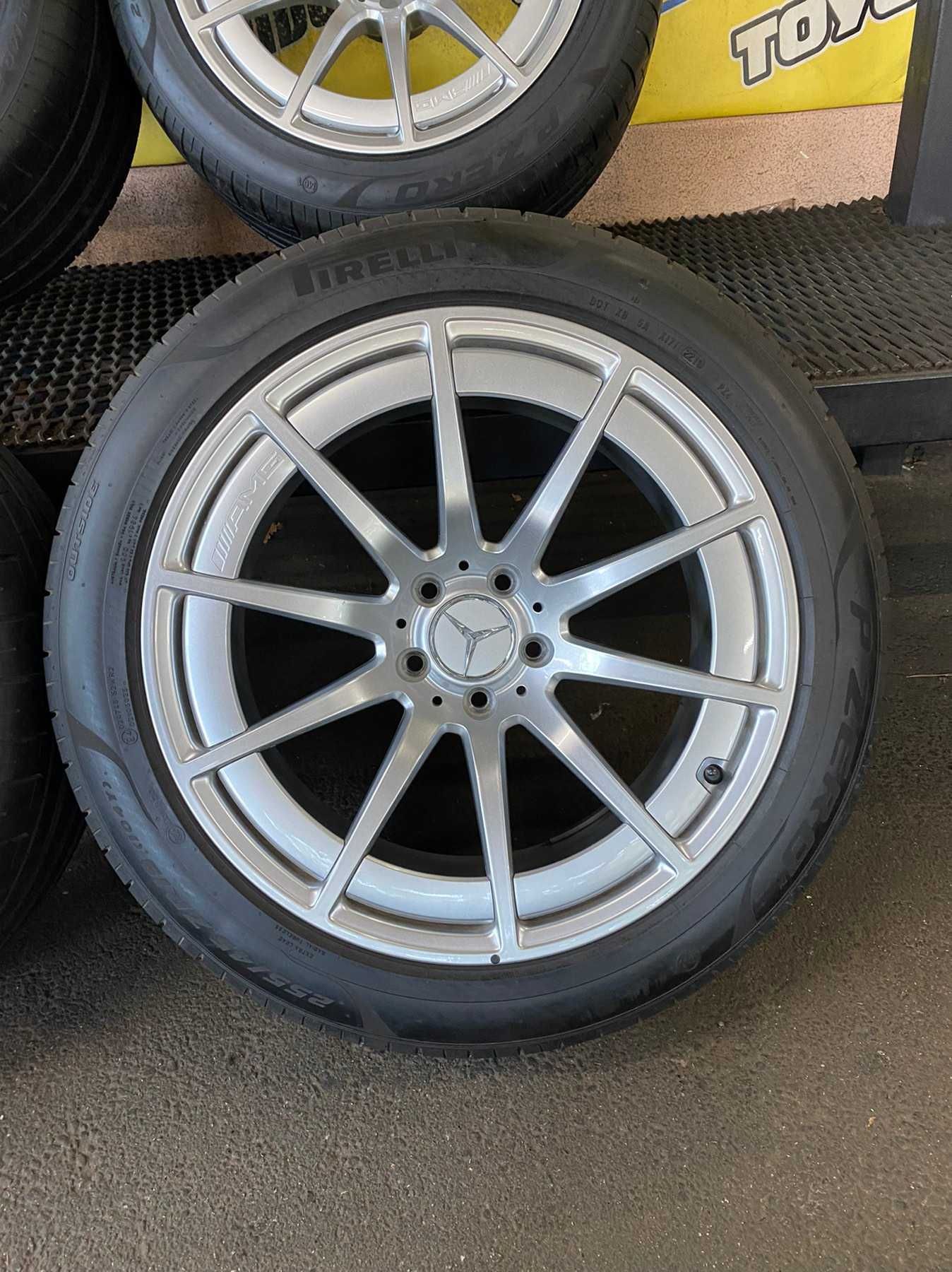 Оригинальные диски R19 на Mercedes 5x112 + шина Pirelli 255/45. 285/40