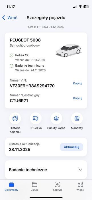 Peugeot 5008 Peugeot 5008 1.6 HDI • 7-osobowy • Automat • 2010