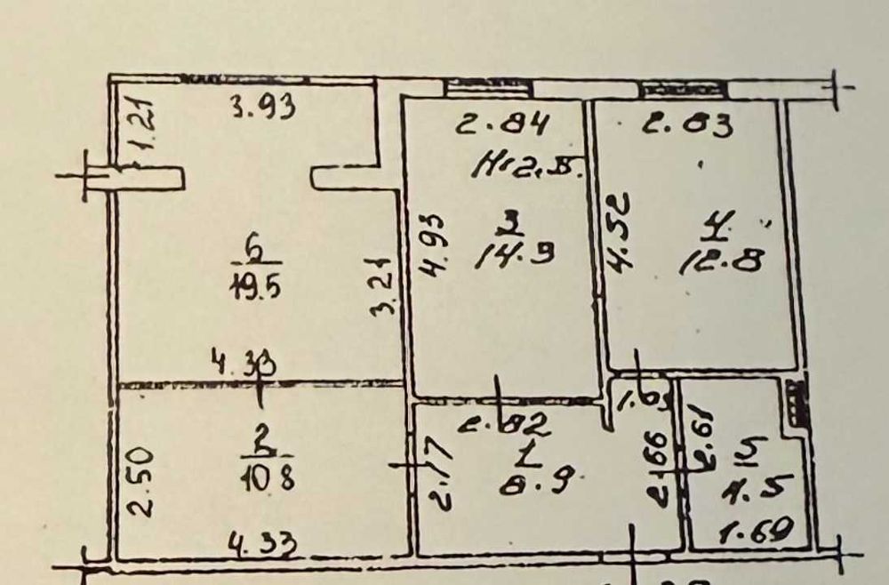 3х кім.ква.в новому будинку. 71м. Євроремон. Під держпрограми можливо.