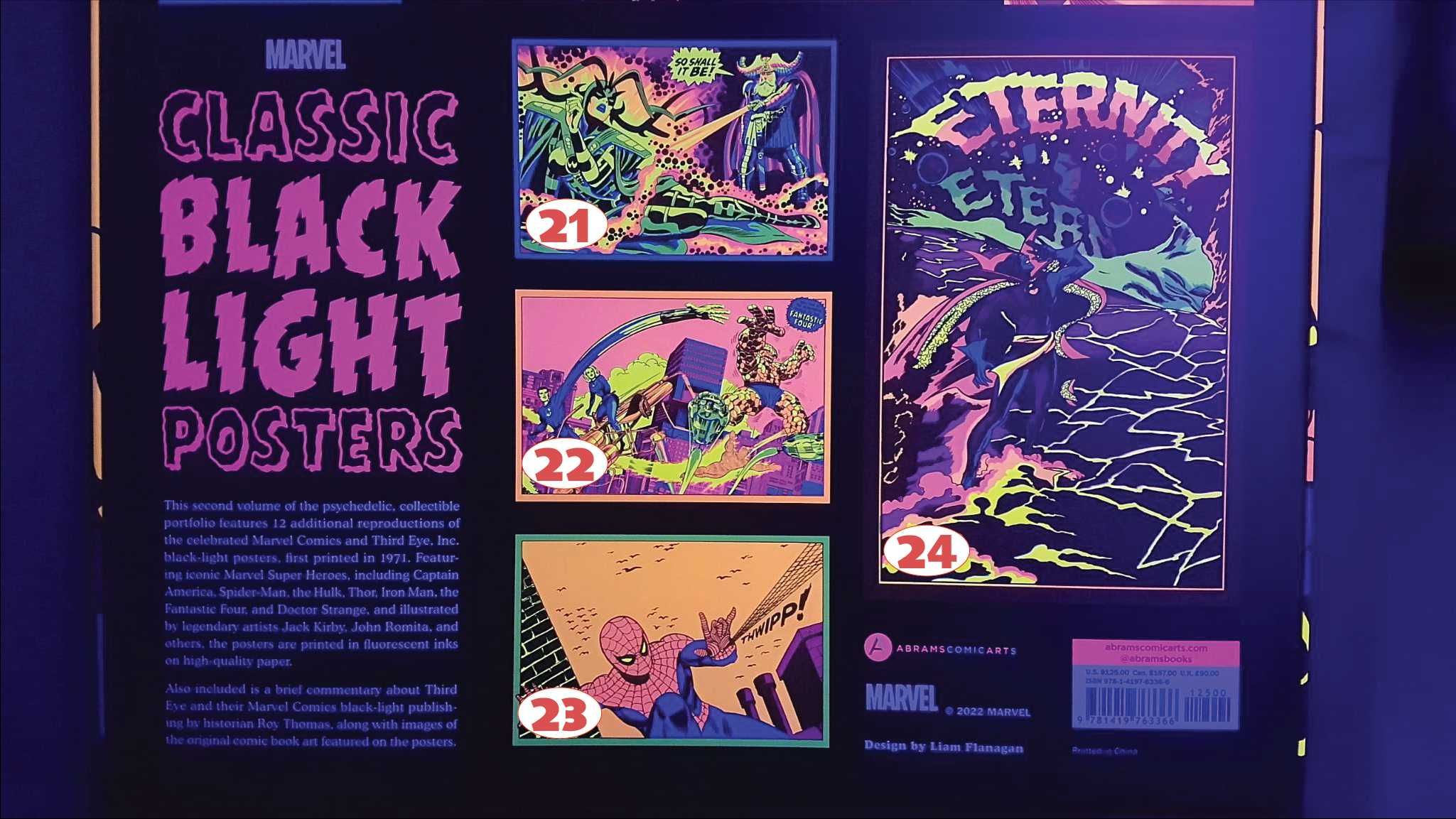 Posters Blacklight MARVEL- Posters oficiais de alta qualidade NOVOS.