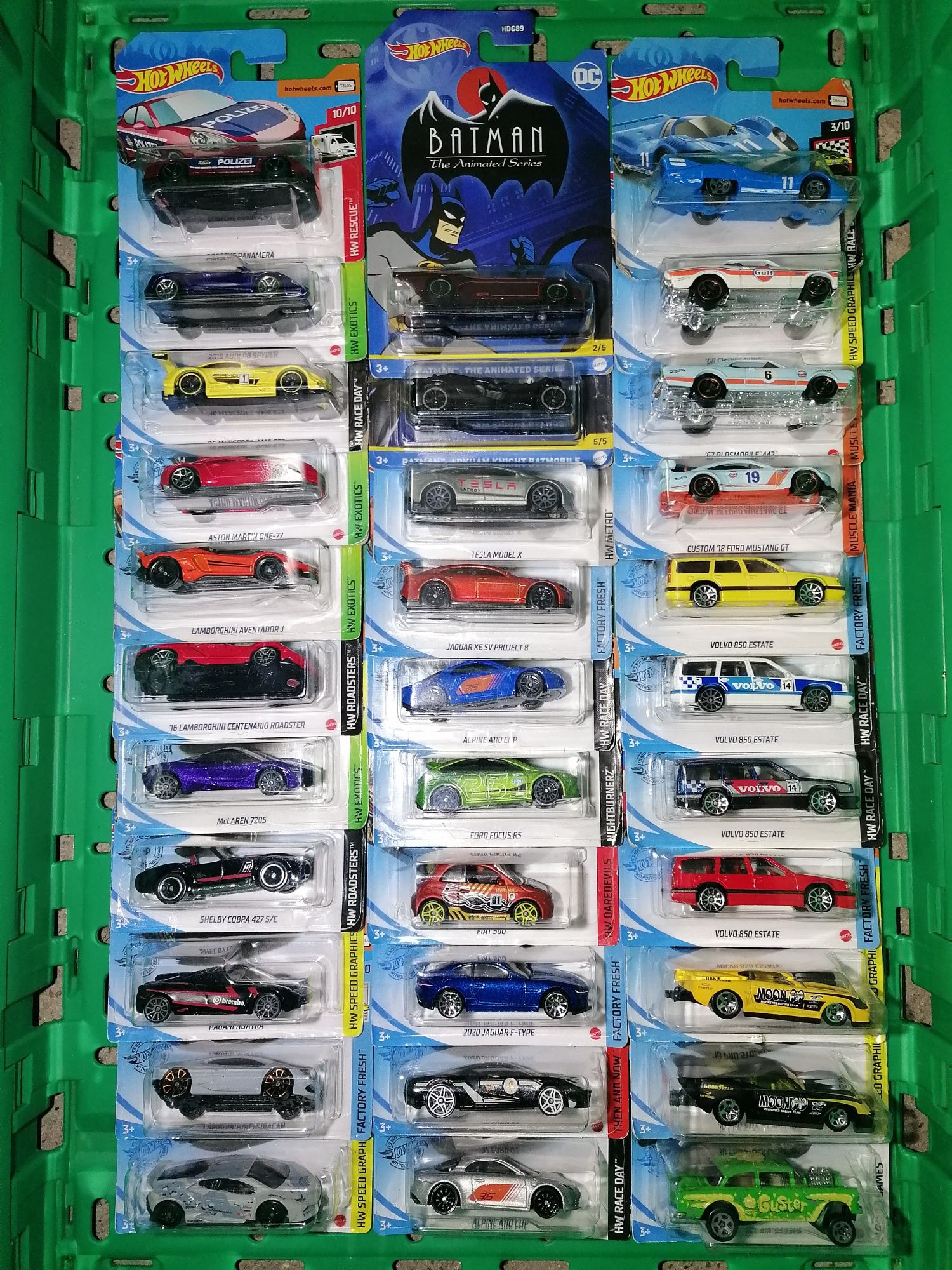 Vários Hot Wheels (2015 até 2021)