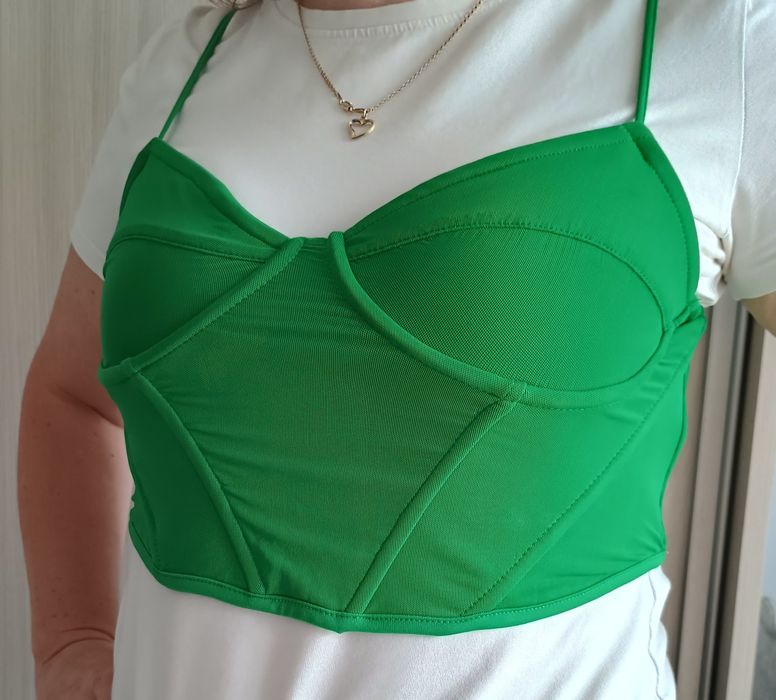 Crop top gorset Stradivarius rozm L