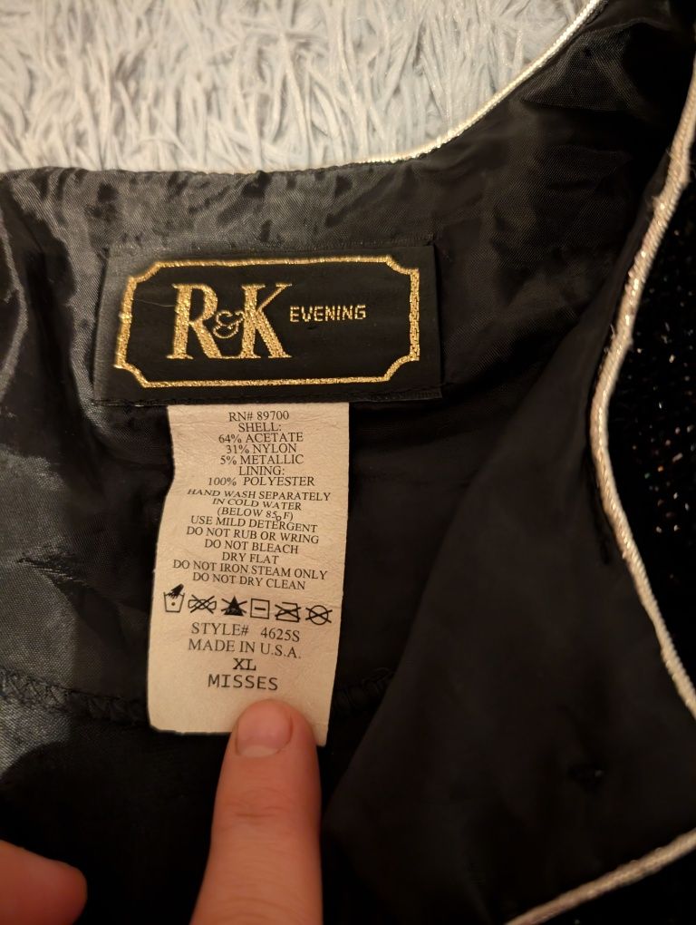 Garnitur żakiet marynarka R & K Evening XL