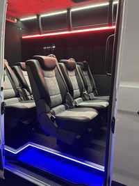 Обшивка салона авто Обшивка сидений Переоборудование микроавтобусов
