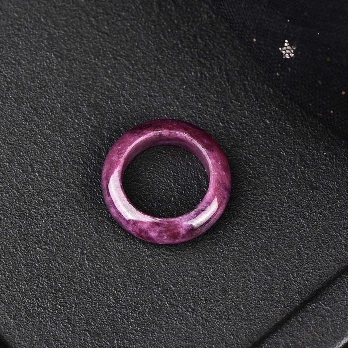 Certificado ALGT - Anel de Rúbido Natural Grande e  Exclusivo- 8.16 g