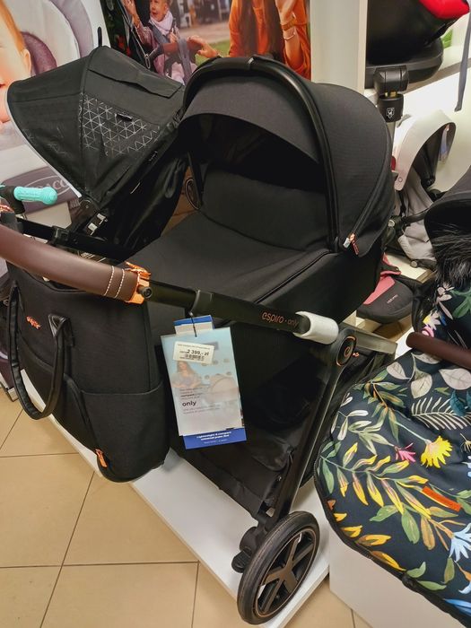 Wózek 2w1 espiro only koła pompowane Oświęcim top maluszek