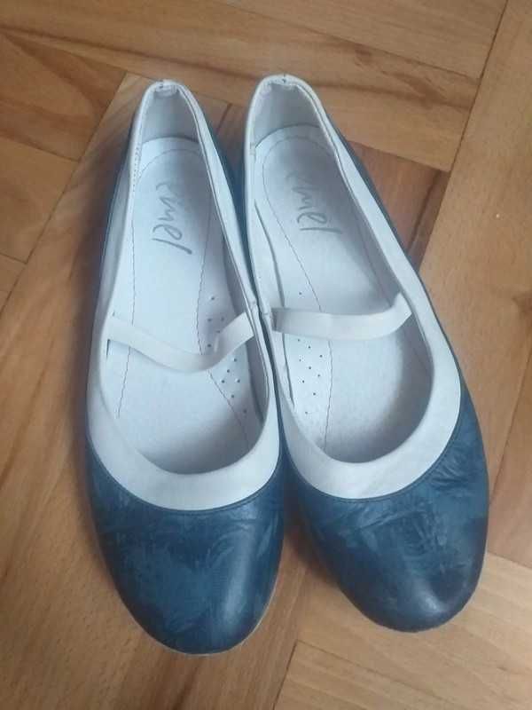 Buty baleriny dziewczęce Emel r34