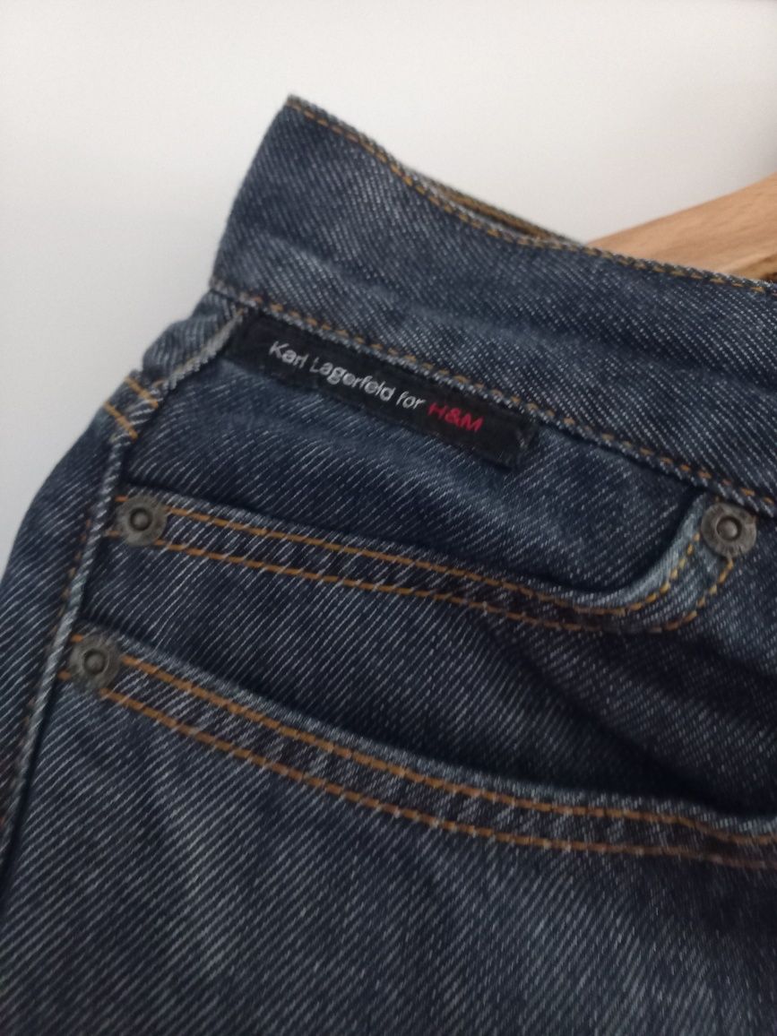 Spodnie dżinsowe, jeansy Karl Lagenfeld for H&M