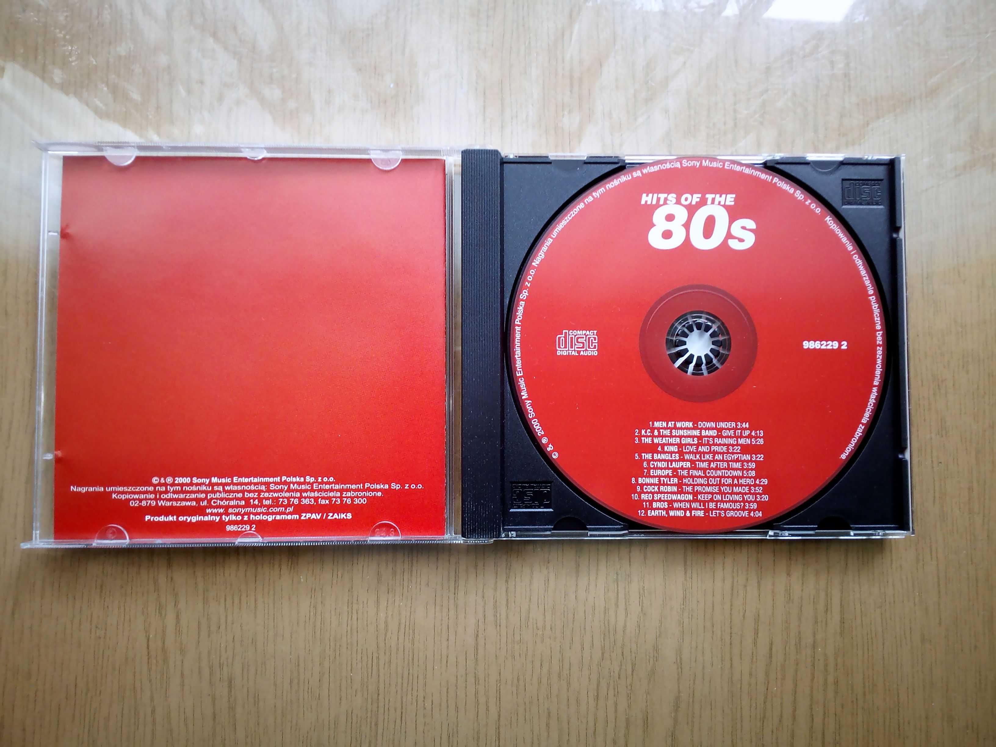Hity lat 80-tych , płyta CD