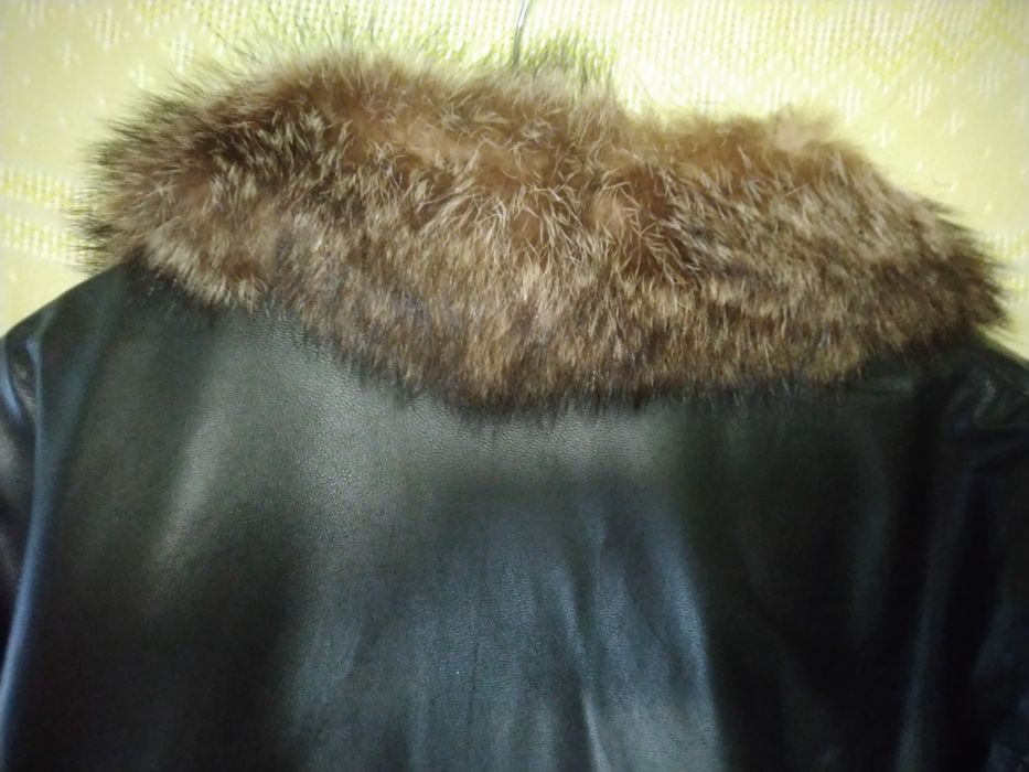Дублёнка мужская с воротником
