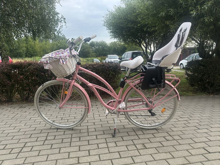 Rower rozowy holenderski dallas 28 cali