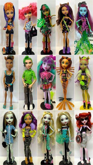Монстер Хай Лялька бу Monster High Елізабет Дракулаура Рошель Хоулін В