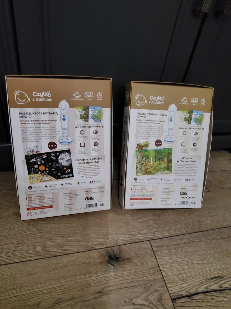 Czytaj z albikiem Interaktywne mówiące puzzle