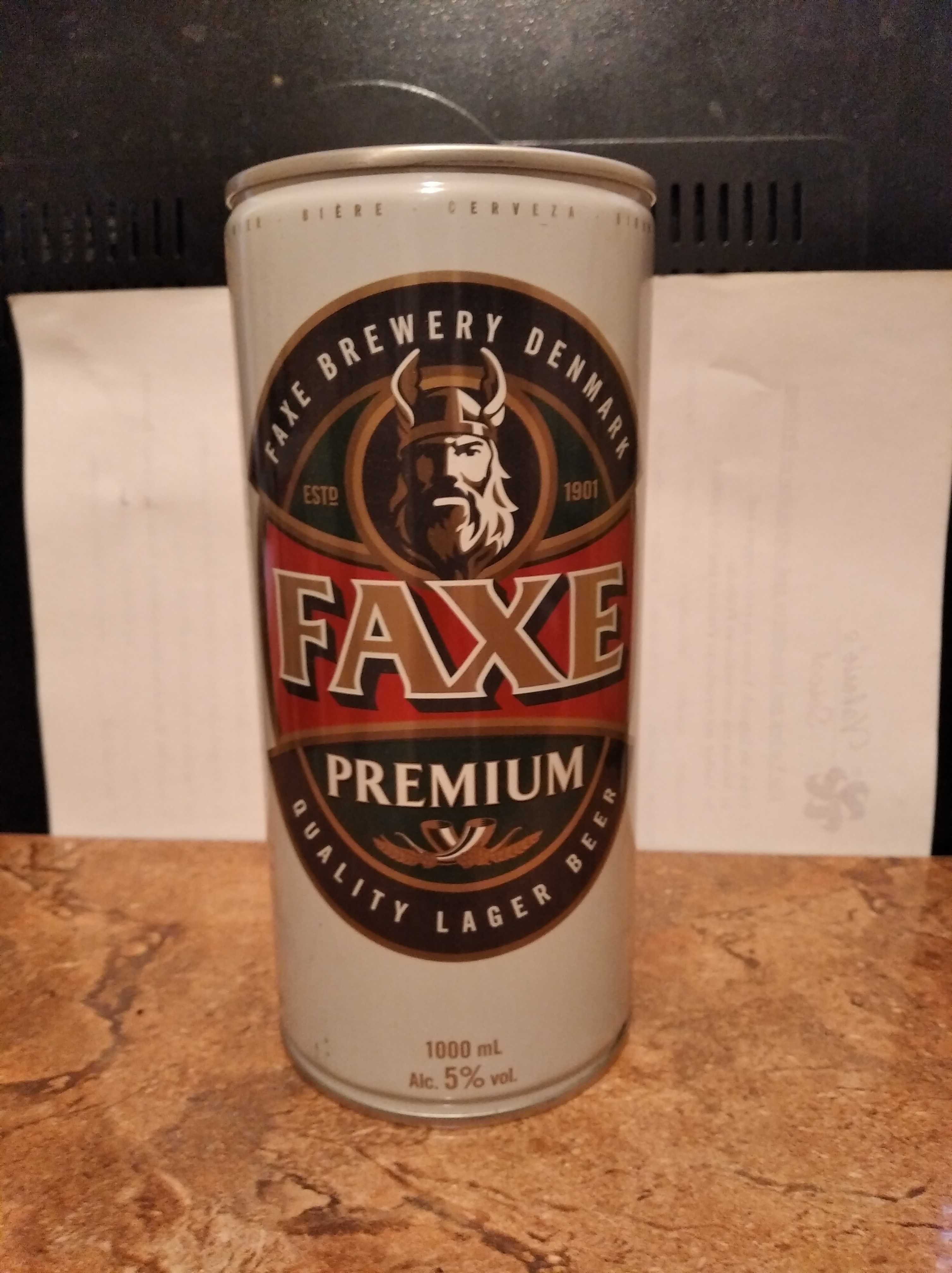 Банка от пива Faxe в коллекцию