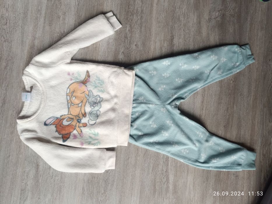 Piżama dwuczęściowa zimowa r. 98