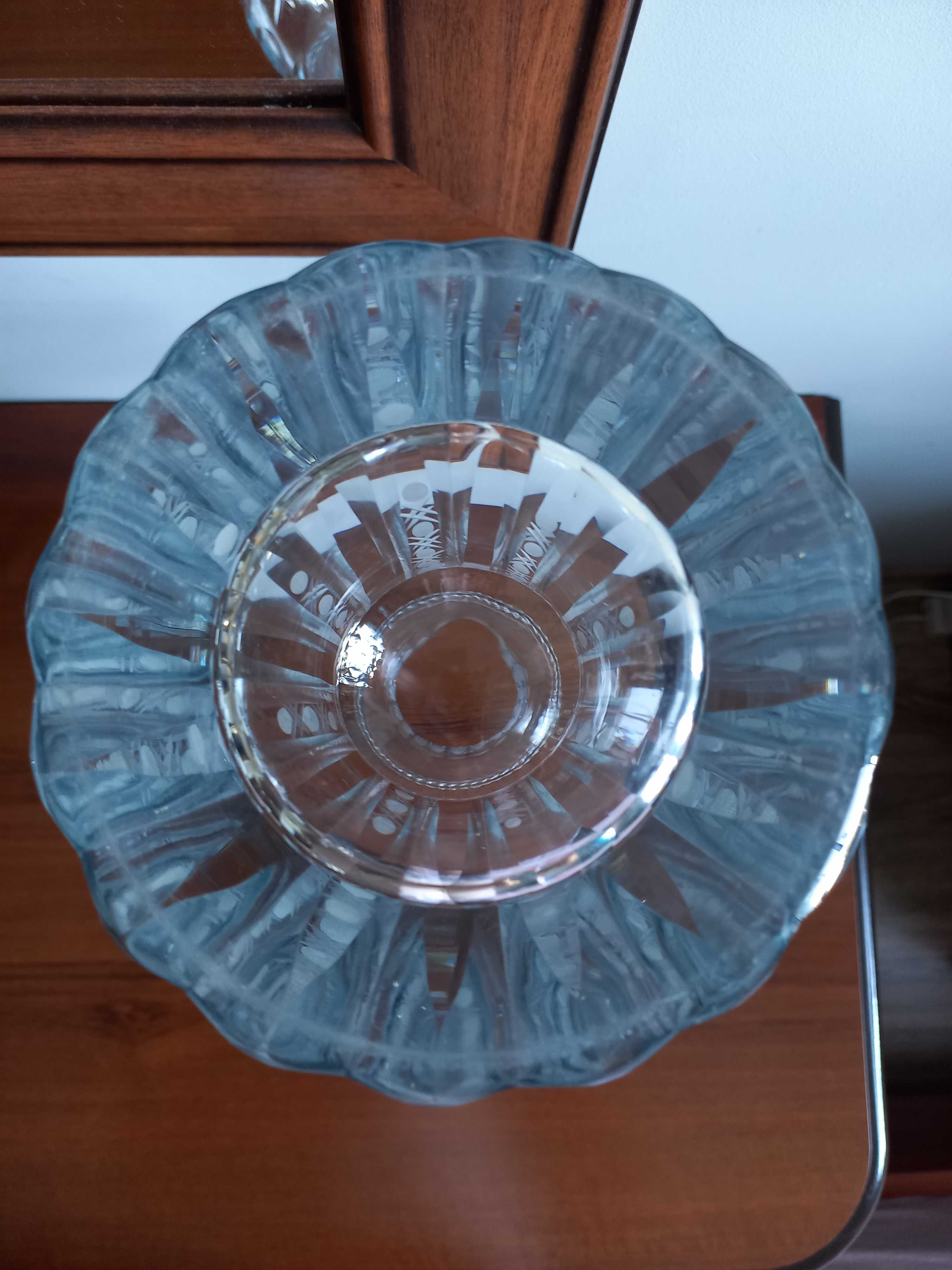 Duży szklany wazon 42 cm