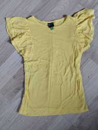 Bluzka t-shirt żółta r 98, firma max & mia