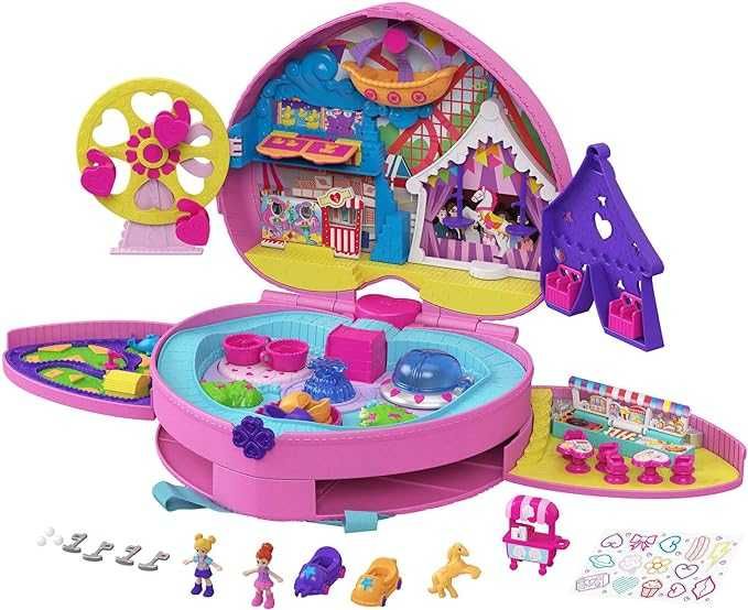 Ігровий набір Polly Pocket 2 в 1 Рюкзак та Парк розваг GKL60