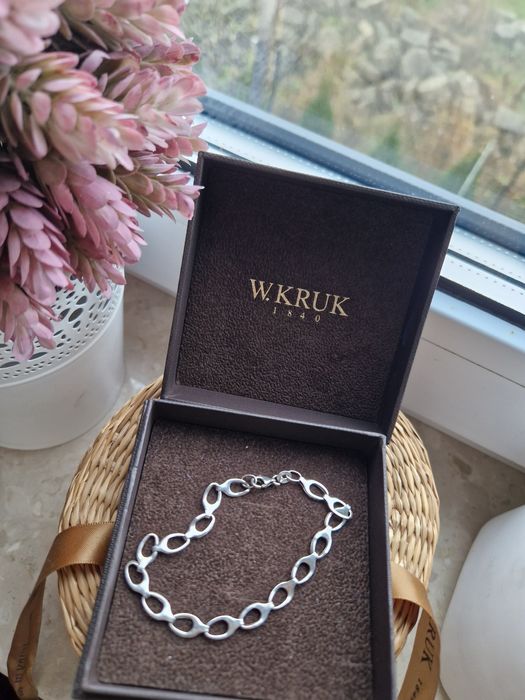Bransoletka W. KRUK chain charms Łańcuchowa srebro 925