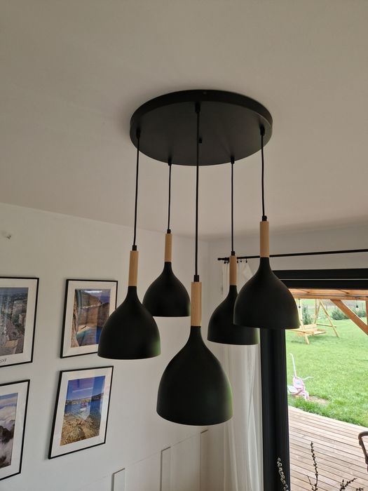 Luminex Noak wood czarny/natural wood