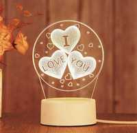 Nowa lampka LED z Napisem I Love You