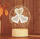 Nowa lampka LED z Napisem I Love You