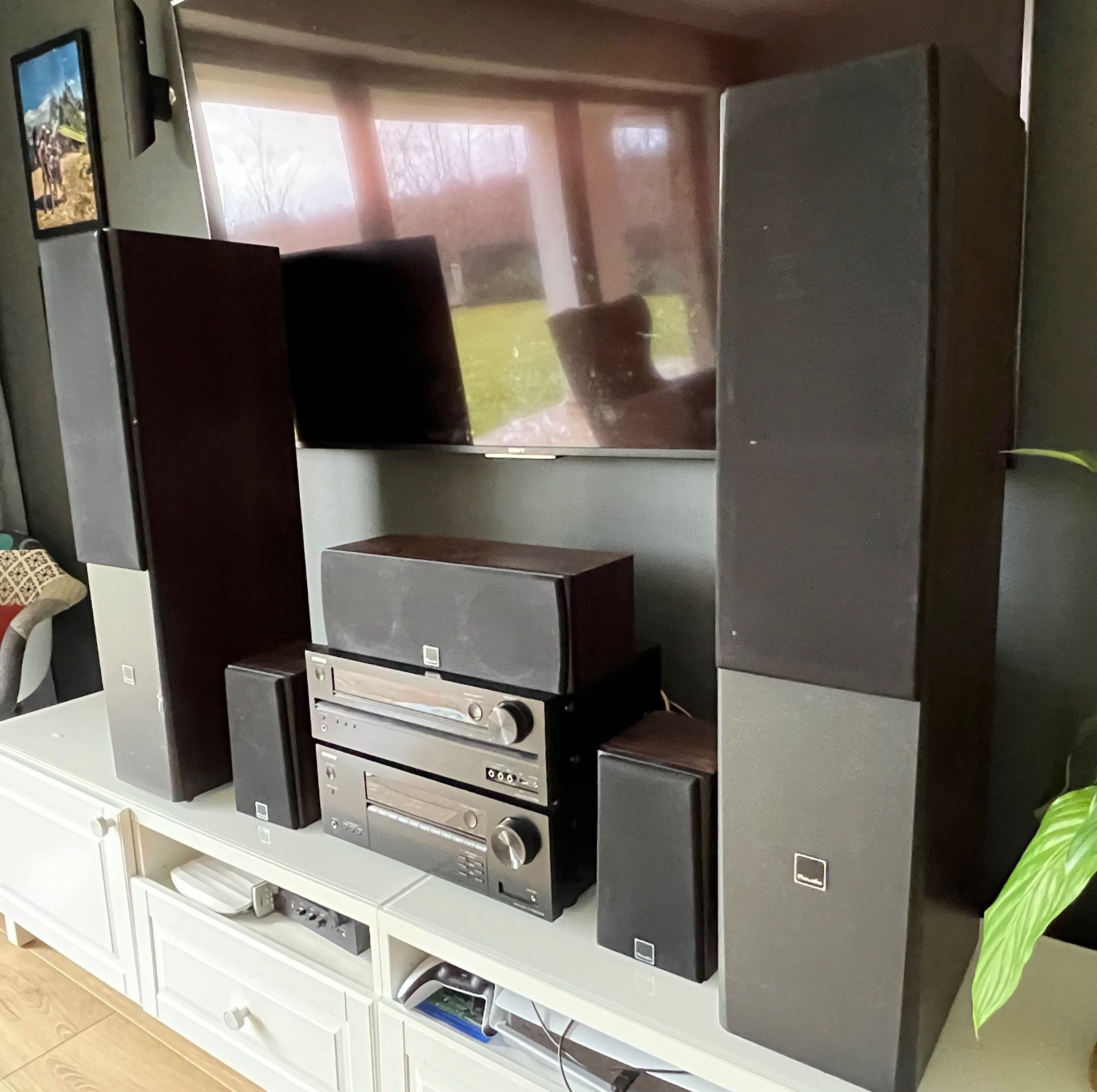 ONKYO kino domowe/zestaw audio AMPLITUNER + KOLUMNY