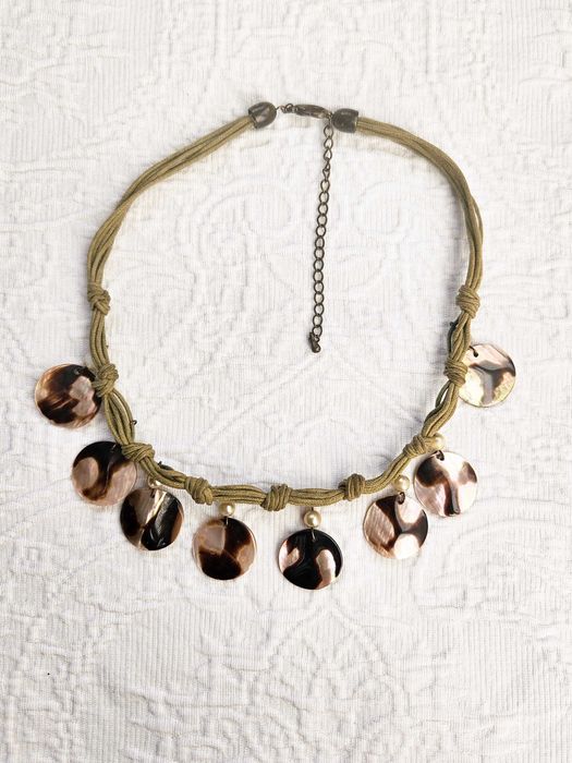 Naszyjnik śliczny masa perłowa