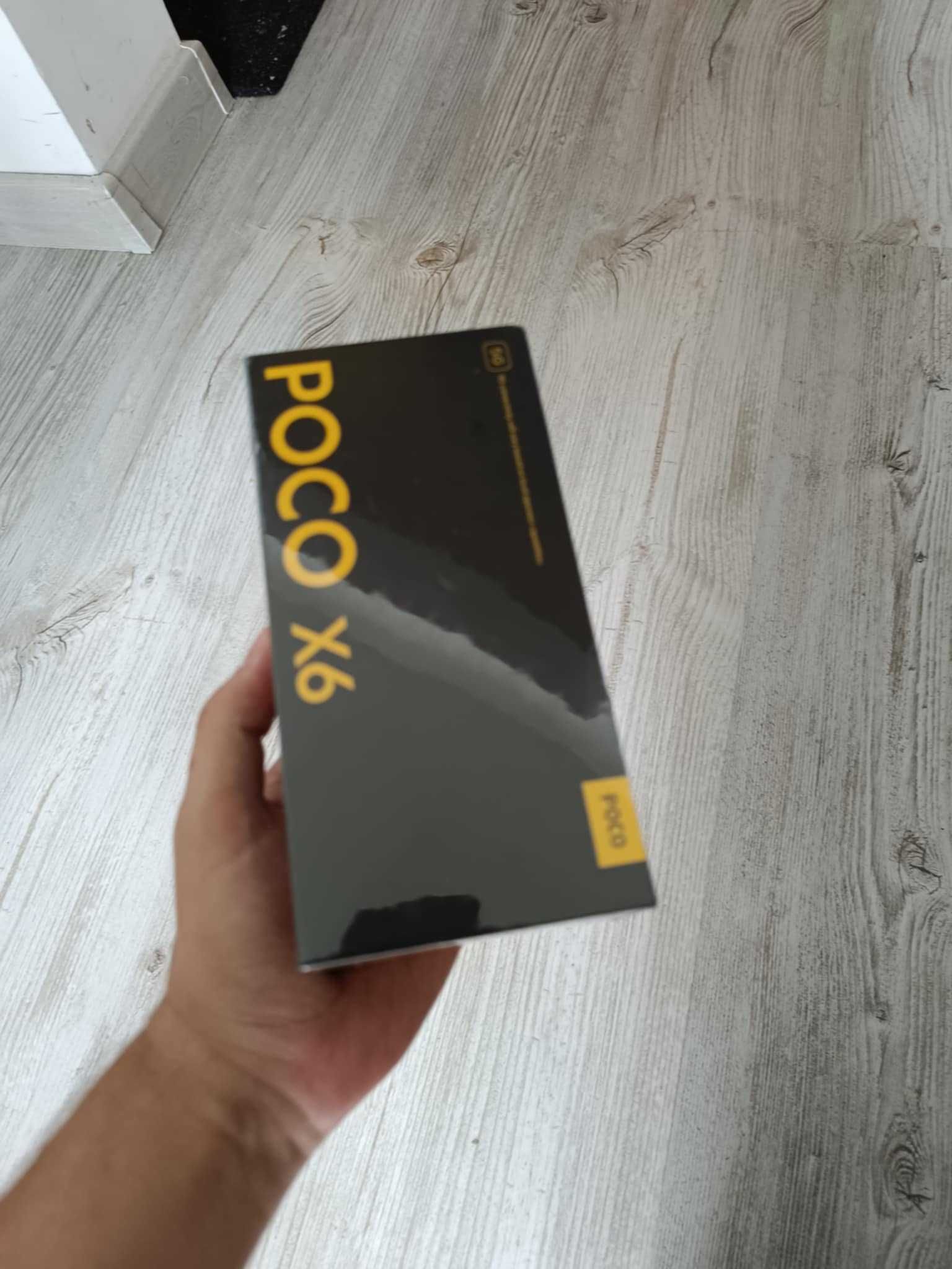 Poco X6 5G, 12 ram 256 Gb Niebieski, NOWY