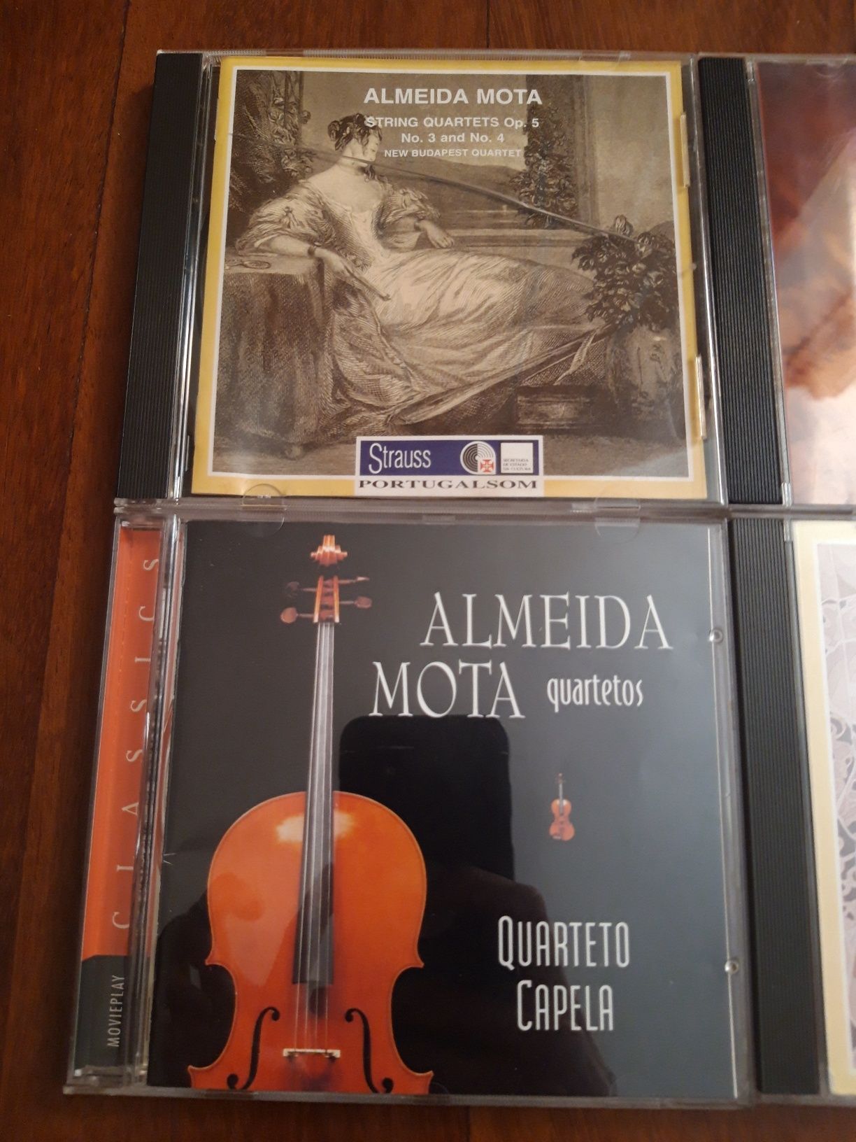 2 CDs de compositores portugueses: Almeida Mota/Carlos Seixas