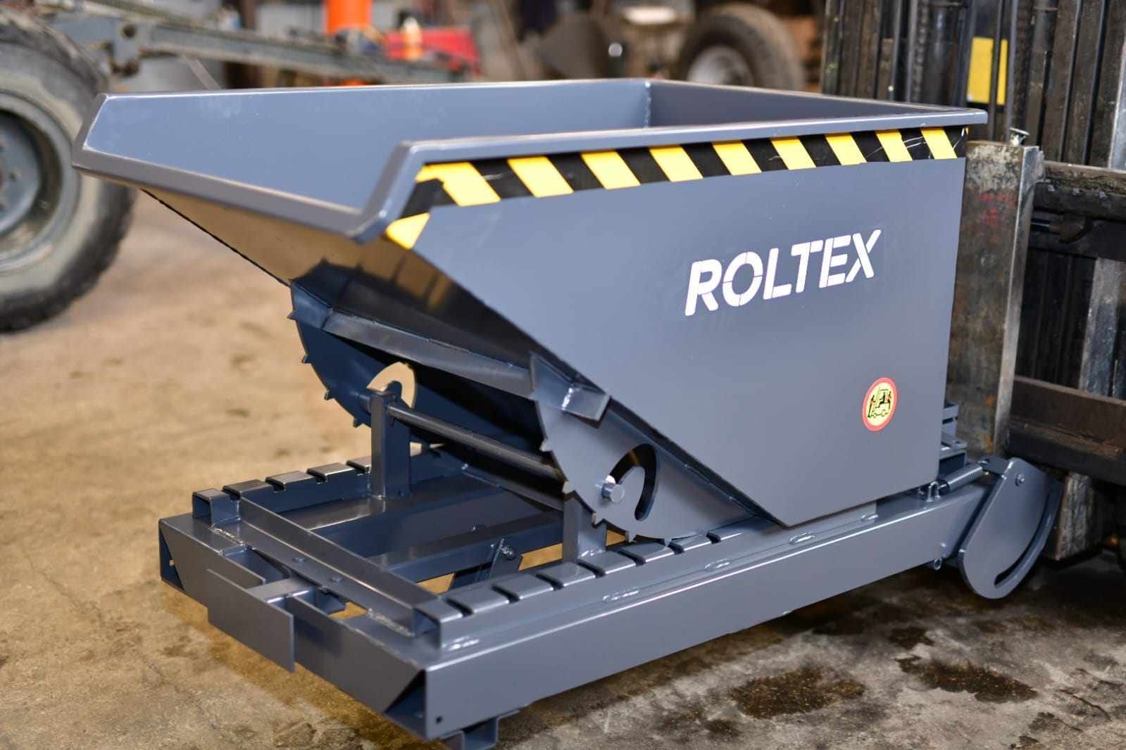 Kontener samowyładowczy / Kontener metalowy / Kontener wysypowy 350L